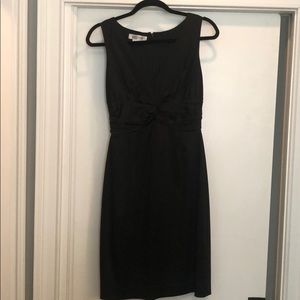 Black Satin Cocktail Dress